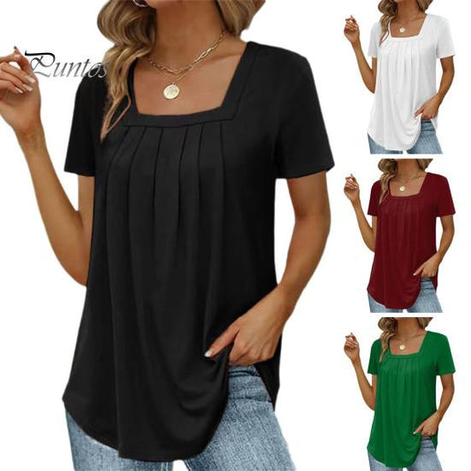 SARA | Elegant Pleated Blouse